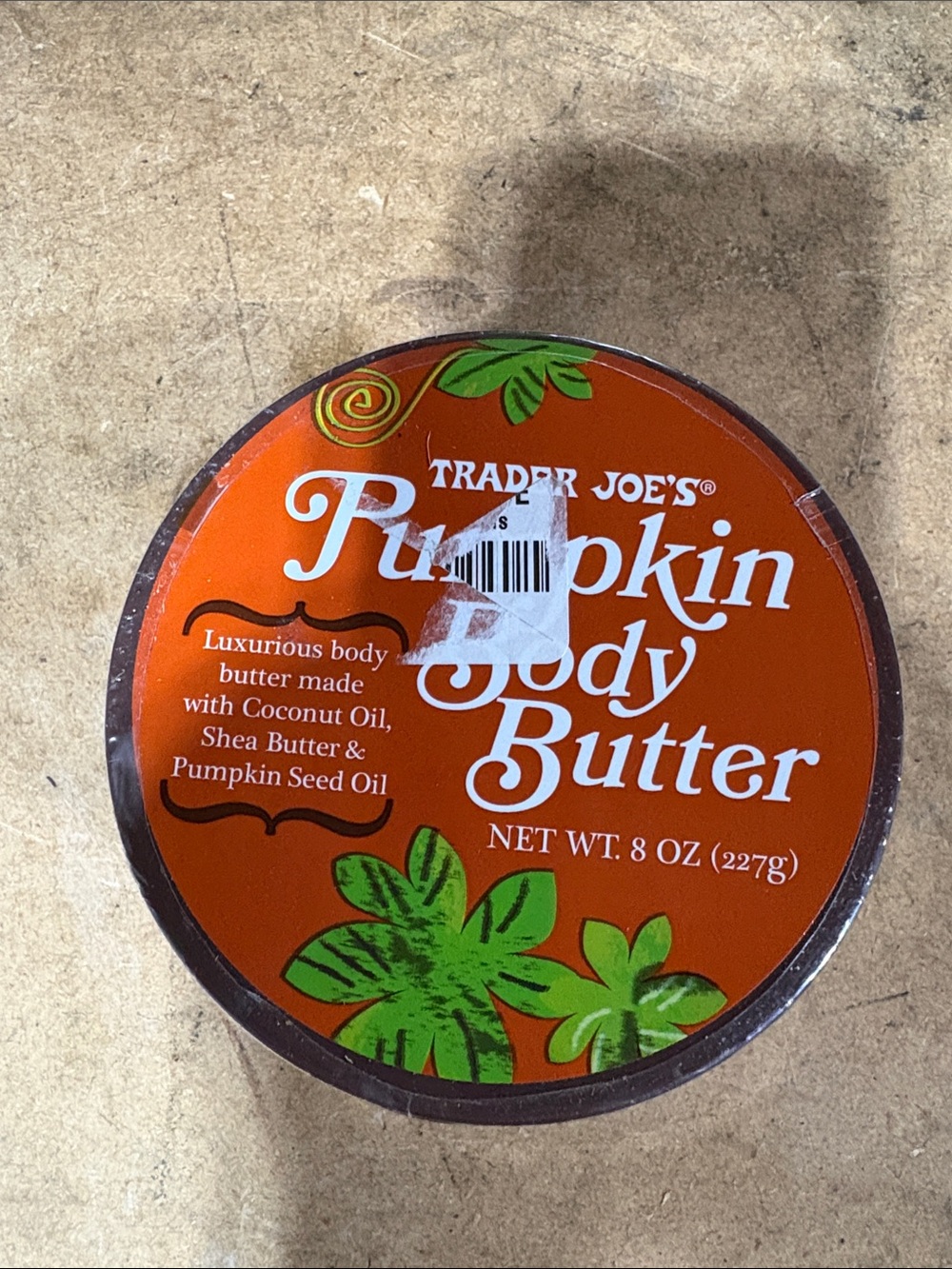 Trader Joes Pumpkin Body Butter - Orange